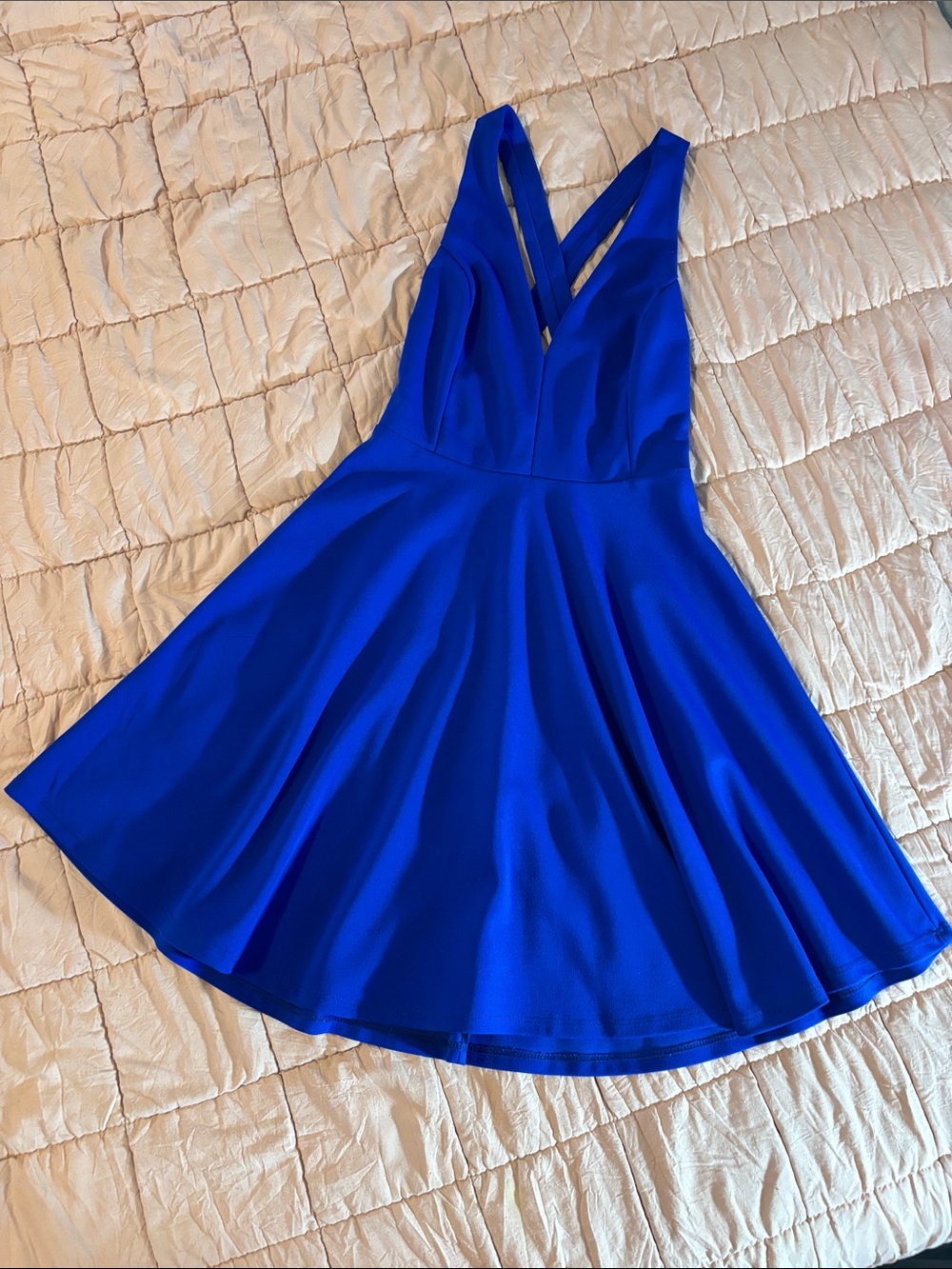 Charlotte Russe Cobalt Blue Strappy Dress